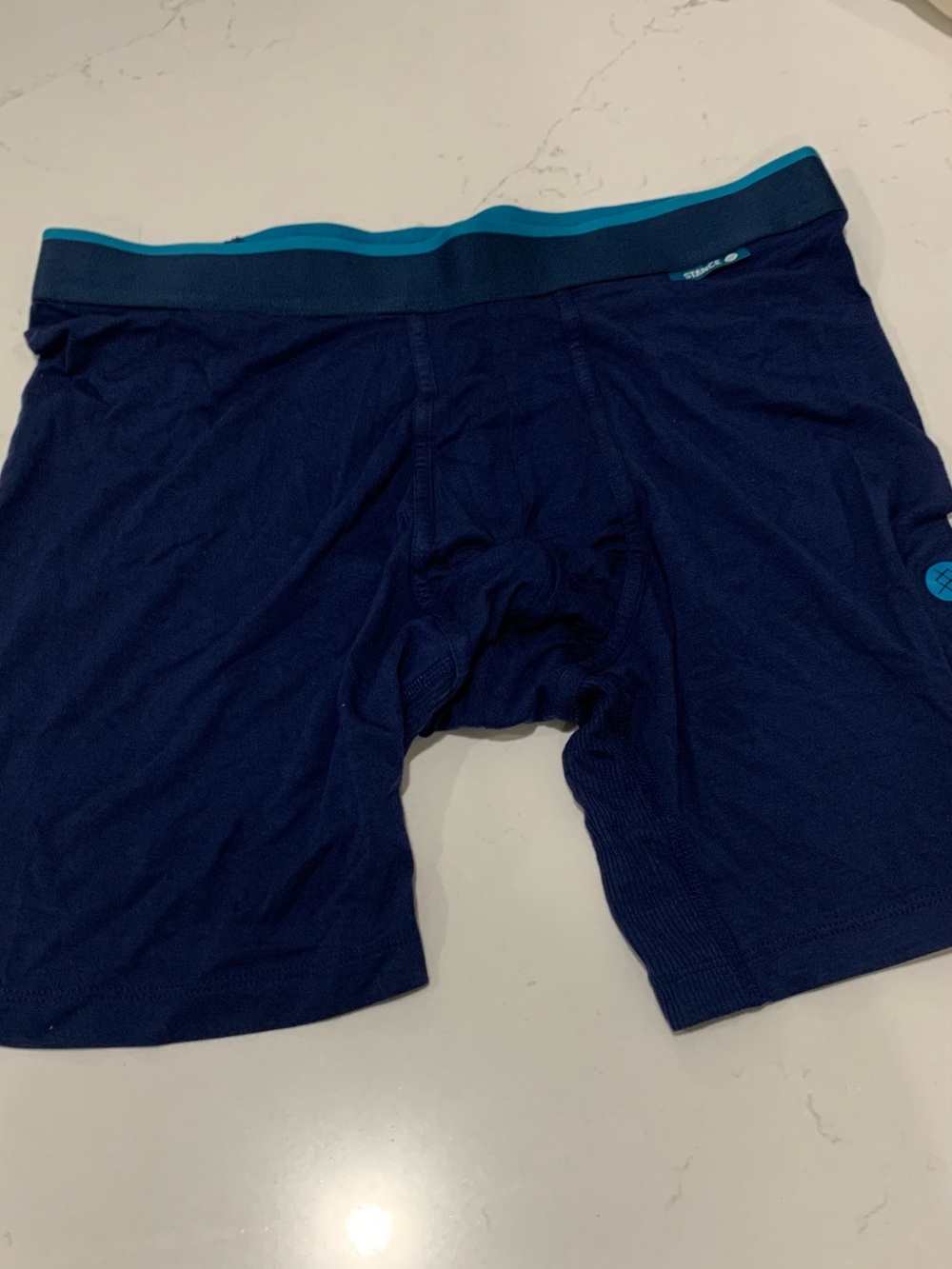 Stance feature a dark blue color Men's Boxer Briefs Size L